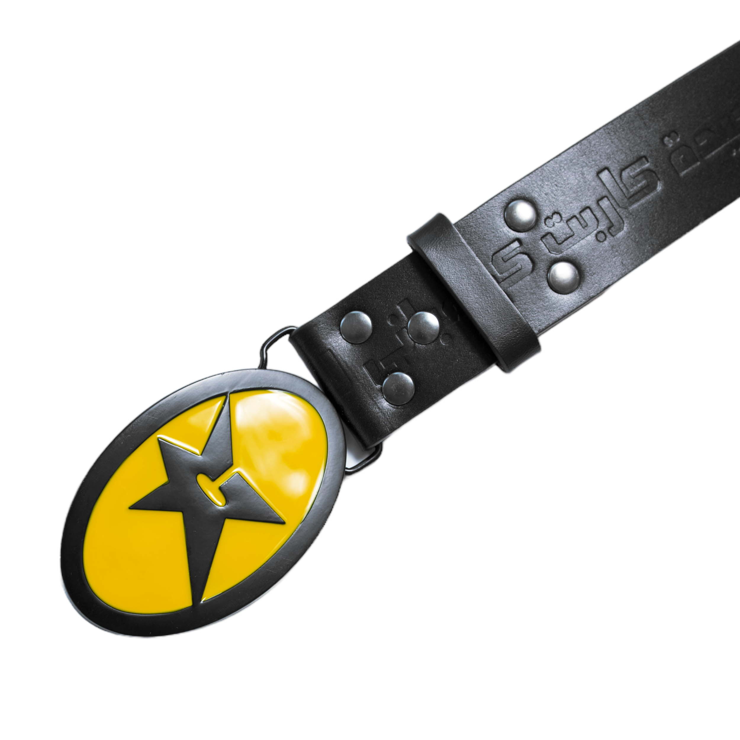 小物 Carpet Company Leather Belt With Buckle Carpet Company Leather Belt With Buckle Red - Venue Skateboards